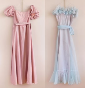 2 Vintage Bill Levkoff bridesmaid dresses