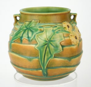 Roseville pottery Luffa vase