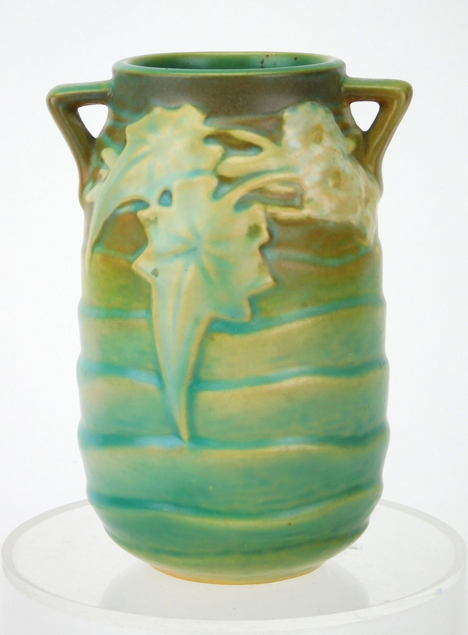 Roseville pottery Luffa vase (1 of 5)