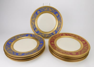 Set of 12 Rosenthal Ivory china dinner plates