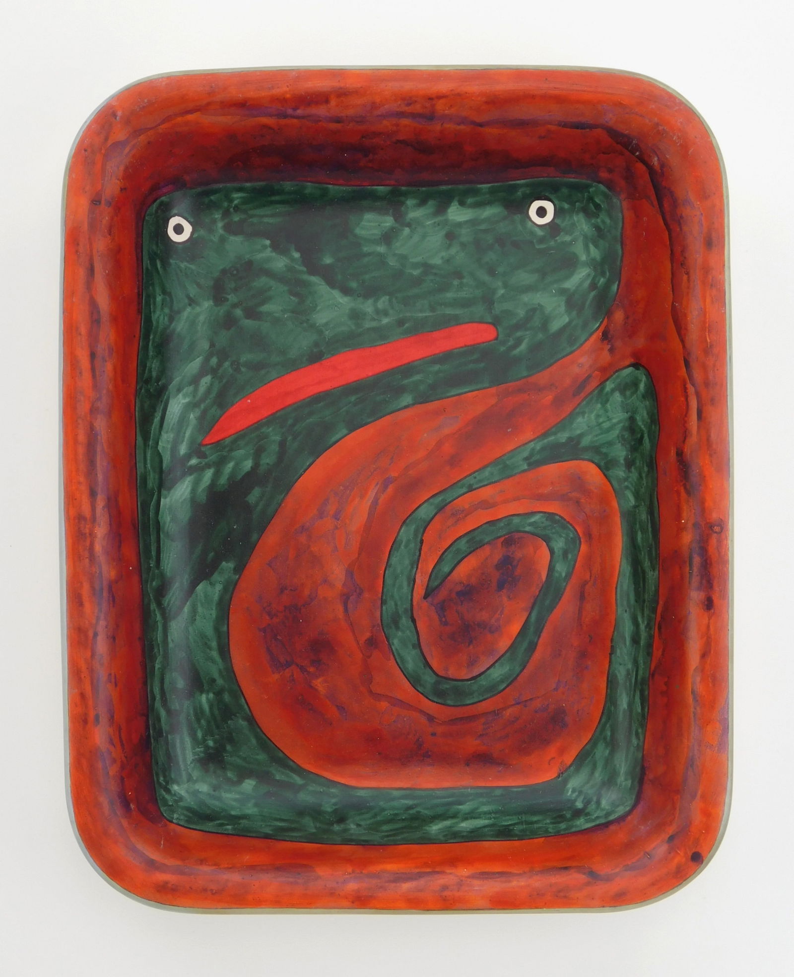 Marvin Jones (American, 1940-2005) ceramic tray (1 of 3)