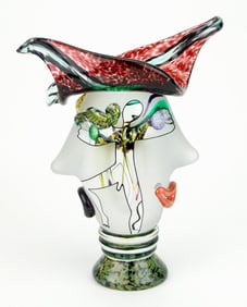 Kurt & Lynda Carlson art glass sculpture