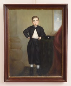 19th c. American School oil