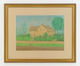 19th/ 20th c. American School drawing