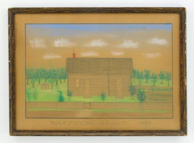 19/20th c. American School drawing