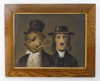 19th c. American School pastel