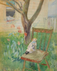Arthur E. Schneider (American, 1866-1942) watercolor
