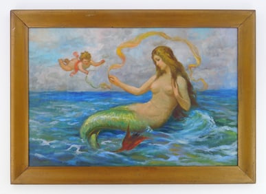 20th c. American School oil
