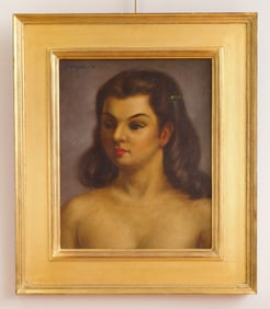 Clyde Singer (American, 1909-1998) oil
