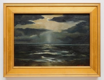 Clyde Singer (American, 1909-1999) oil