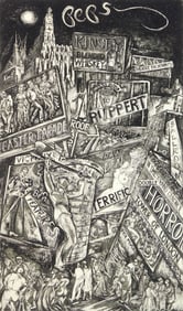 Letterio Calapai (American, 1902-1993) etching