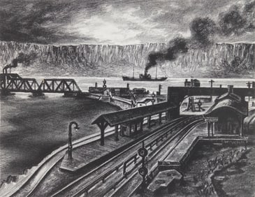 Harold Faye (American, 1910-1980) lithograph