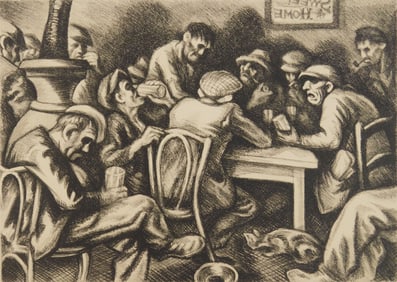 Eli Jacobi (American, 1898-1984) lithograph