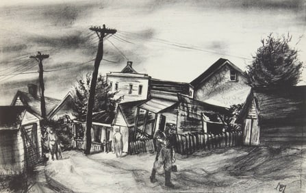 Bea Mandelman (American, 1912-1998) lithograph