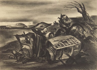 Jack Markow (American, 1905-1983) lithograph