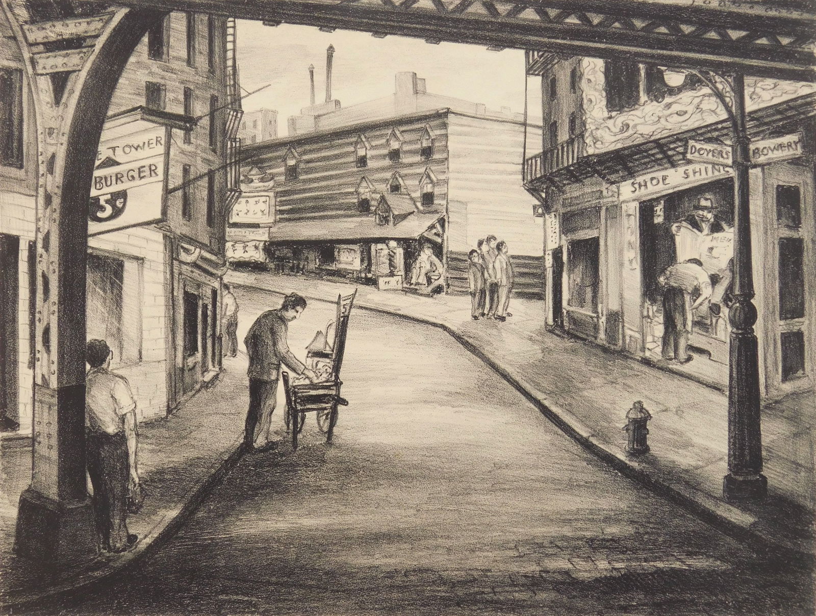 Irving K. Samuels (American, 1896-1981) lithograph (1 of 7)