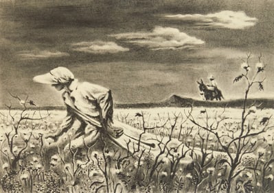 Georges Schreiber (American, 1904-1977) lithograph