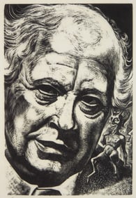 Lyd Ward (American, 1905-1985) wood engraving