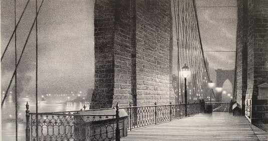 Stow Wengenroth (American, 1906-1978) lithograph