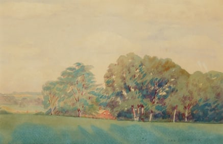 Ora Coltman (American, 1858-19400 watercolor