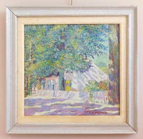 Ora Coltman (American, 1858-1940) oil