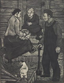 Dorothy Rutka (American, 1907-1985) aquatint