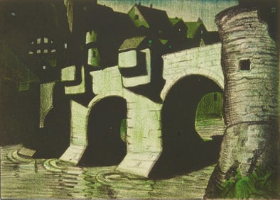 William S. Gisch (American, 1906-1989) lithograph
