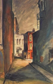 John Paul Miller (American, 1918-2013) watercolor