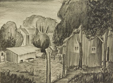 Mabel Hewitt (American, 1903-1987) lithograph