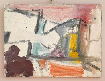 James Johnson (American, 1925-1963) oil