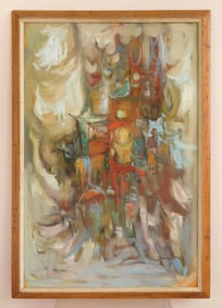 Vincent Ferrara (American, 1927-1996) oil