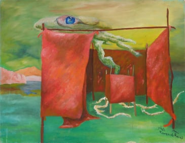 Charles Elmer Harris (American 1917-1993) oil