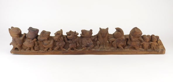 Silvio Zoratti (Italian/ American, 1896-1992) carving