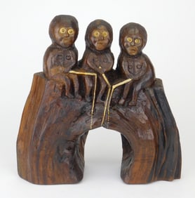 Silvio Zoratti (Italian/ American, 1896-1992) carving