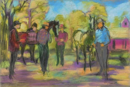 Algesa O'Sickey (American, 1917-2006) pastel