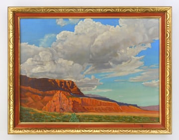 William S. Gisch (American, 1906-1989) oil