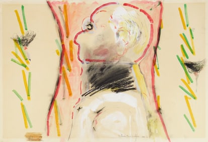 Herbert C. Cassill (American, 1928-2008) watercolor