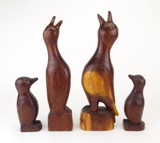 4 Silvio Zoratti (Italian/ American, 1896-1992) carvings