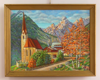 William S. Gisch (American, 1906-1989) oil