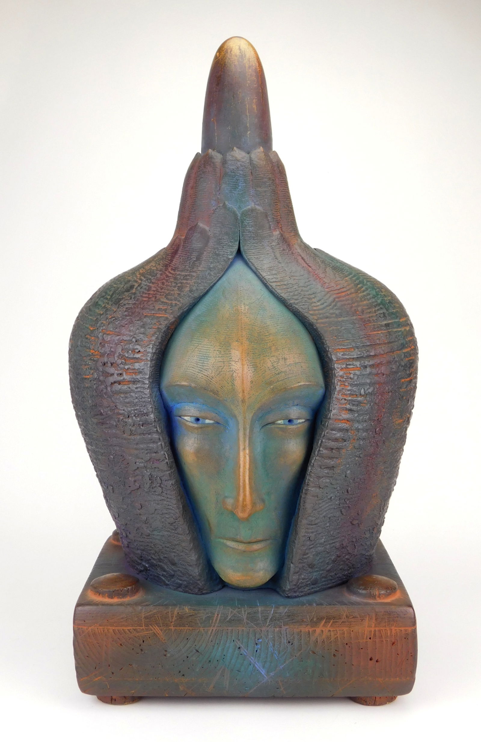 Gary Spinosa (American, 1947- ) ceramic sculpture (1 of 7)