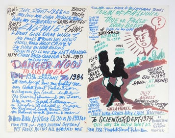 Prophet Royal Robertson (American, 1936-1997) drawing