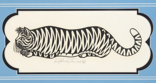 Jacques Hnizdovsky (American, 1915-1985) linocut