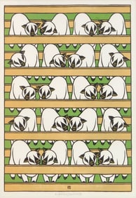 Jacques Hnizdovsky (American, 1915-1985) linocut
