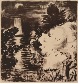 Karl Schrag (American, 1912-1995) lithograph