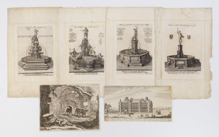 4 Old Masters etchings