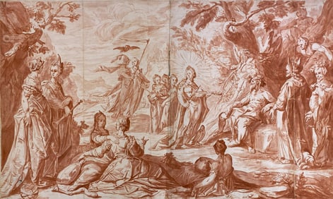 Attrib. Hendrik Goltzius (1559-1617) mixed media