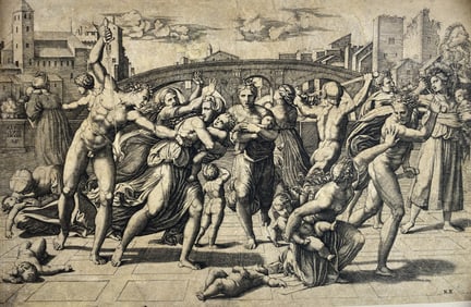 Marcantonio Raimondi (Italian, 1480-1534) engraving