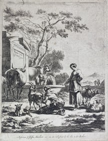 Jan de Visscher (Ditch, 1733-1612) etching