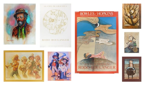 Lot of reproduction prints and posters