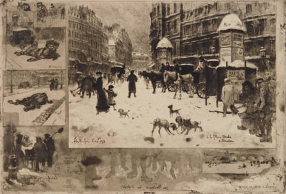 Felix Buhot (French, 1847-1898) etching